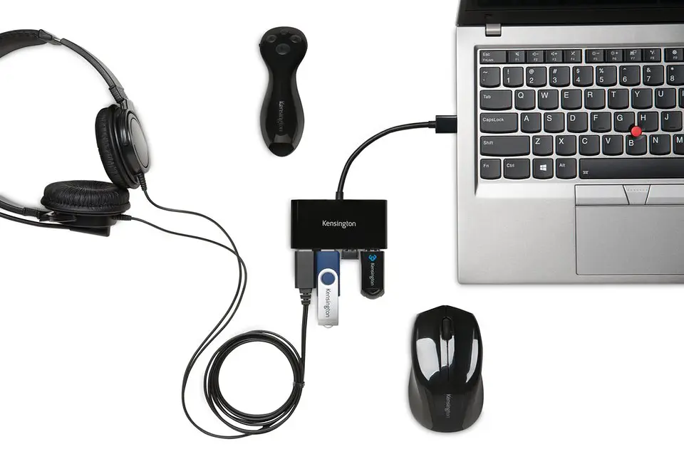 Hub USB Kensington UH4000 USB 3.0 de 4 Puertos por Mayor 3