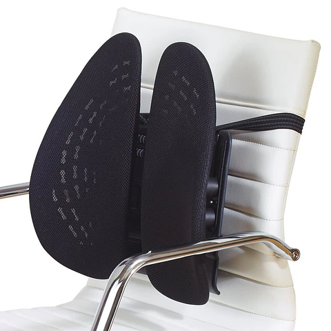 Respaldo Lumbar Kensington SmartFit Conform Negro Ajustable por Mayor