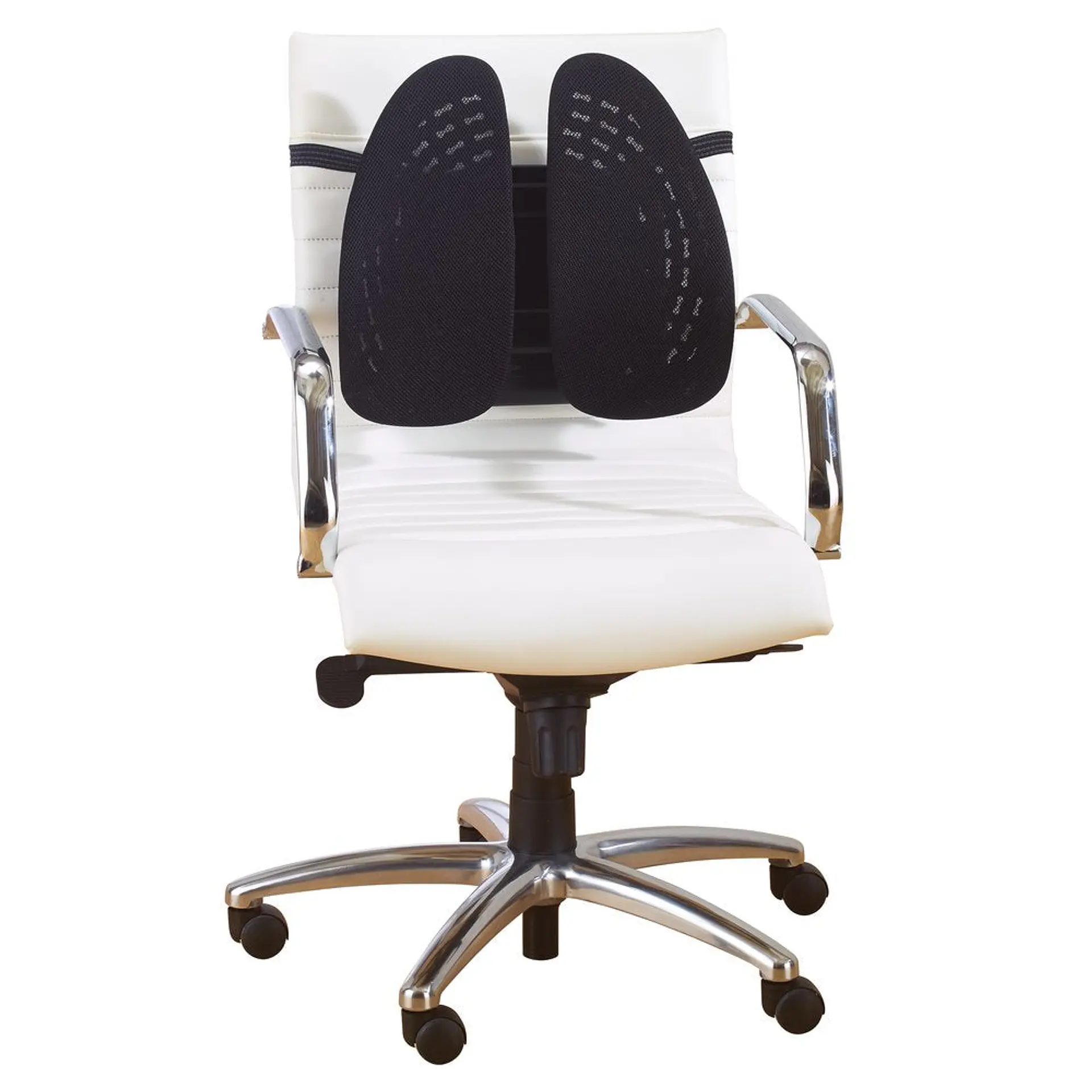 Respaldo Lumbar Kensington SmartFit Conform Negro Ajustable por Mayor 3