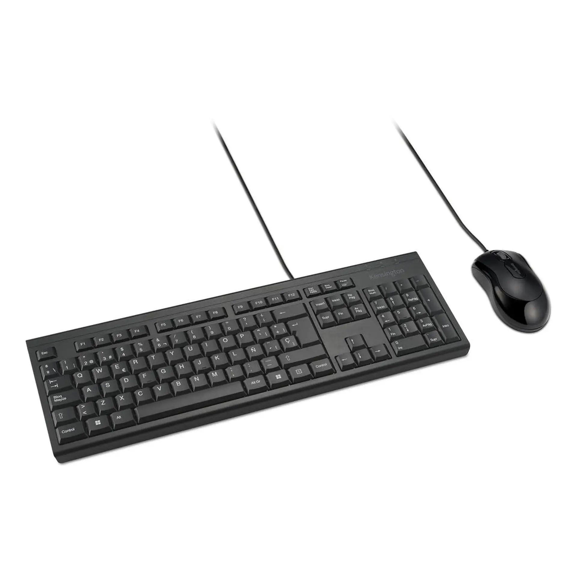 Combo Teclado y Mouse USB Kensington KM100 EQ Español por Mayor 1