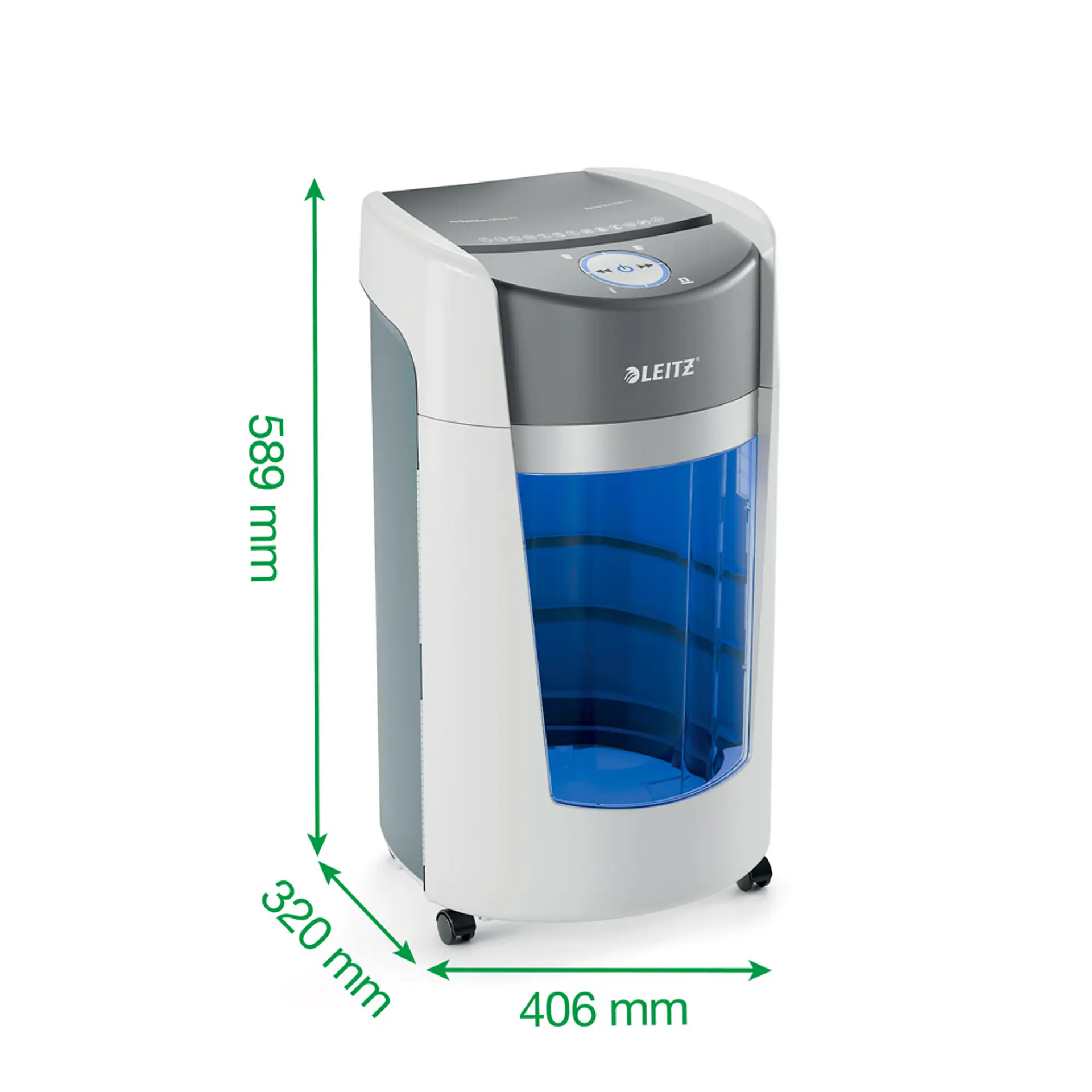 Trituradora de Papel Leitz IQ OptiMax Office 10 Hojas P5 35 L por Mayor 3