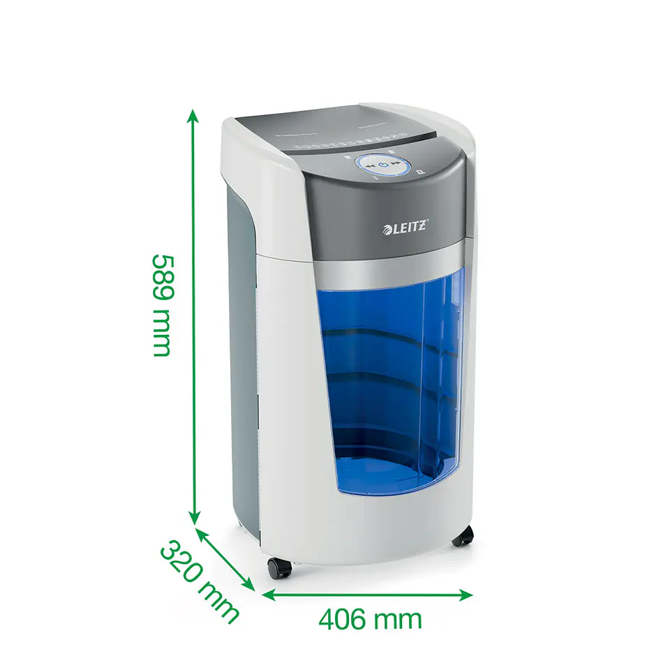 Trituradora de Papel Leitz IQ OptiMax Office 10 Hojas P5 35 L por Mayor 3