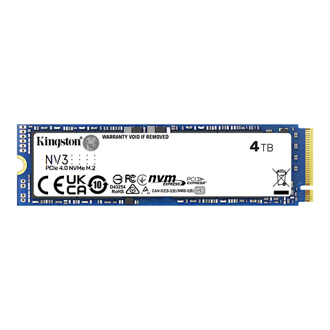 SSD Kingston NV3 4TB M.2 2280 NVMe PCIe 4.0 por mayor