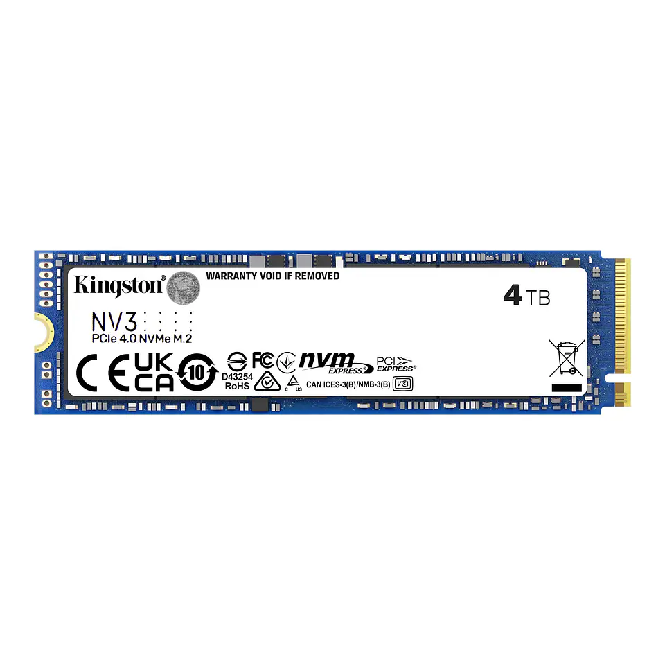 SSD Kingston NV3 4TB M.2 2280 NVMe PCIe 4.0 por mayor 1