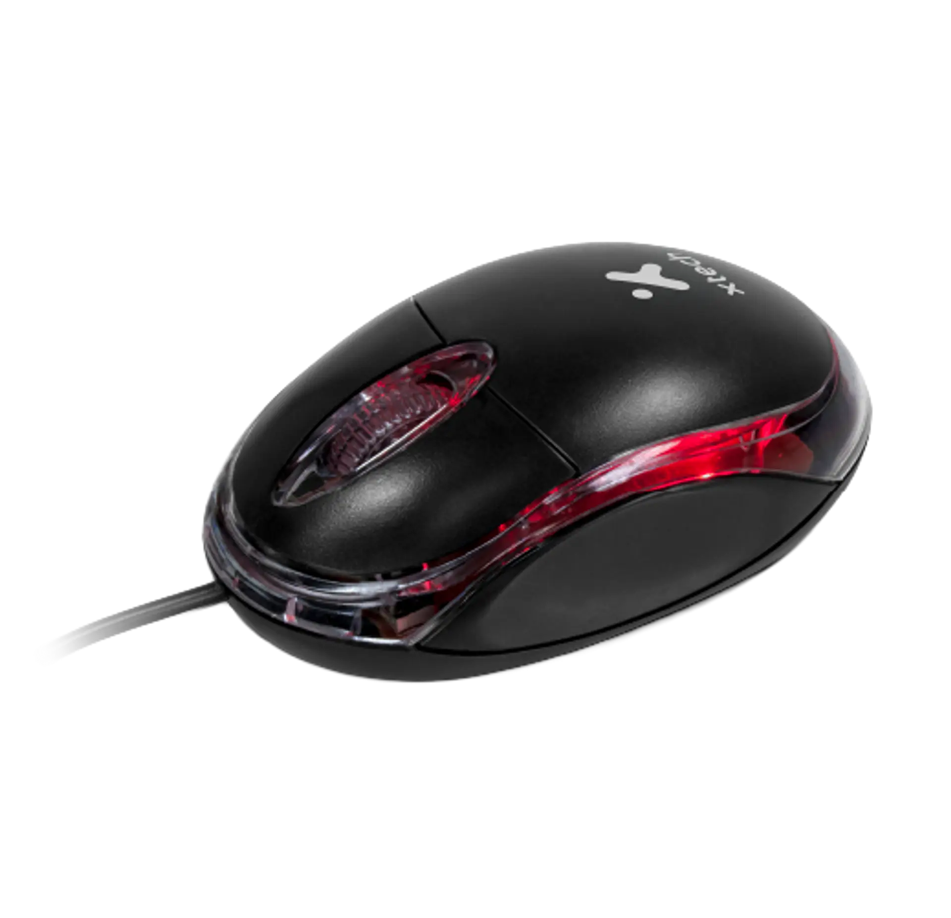 Mouse Xtech XTM-195 USB 1000 DPI con iluminación roja por Mayor 1