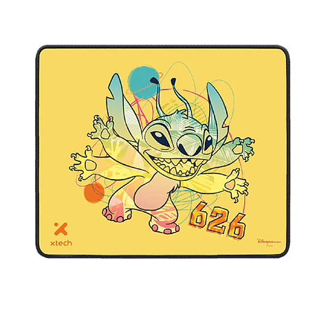 Mousepad Xtech XTA-D100ST-YL Disney Stitch amarillo por Mayor
