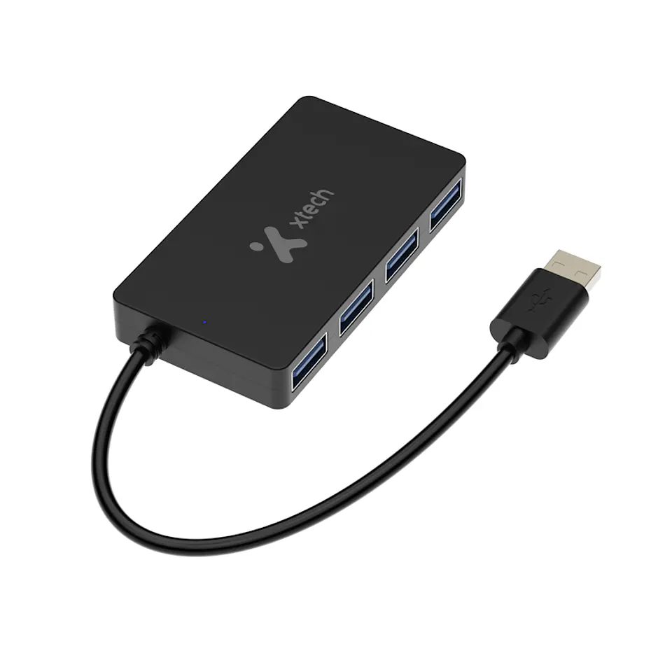 Hub USB Xtech XTC-391 de 4 puertos USB 3.0 5 Gbps por Mayor 1