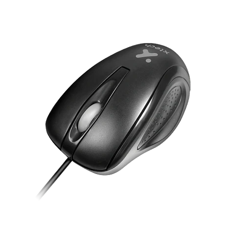 Mouse Xtech XTM-175 USB 1000 DPI de 3 botones negro por Mayor