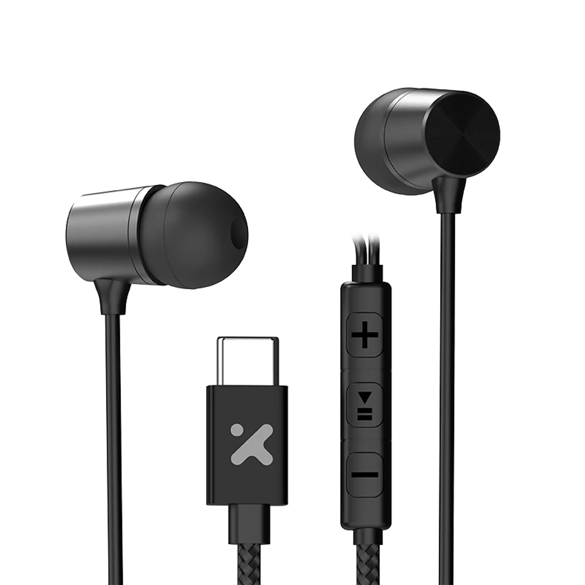 Audífonos Xtech TuneLoop XTH-300 USB-C con micrófono negro por Mayor 1