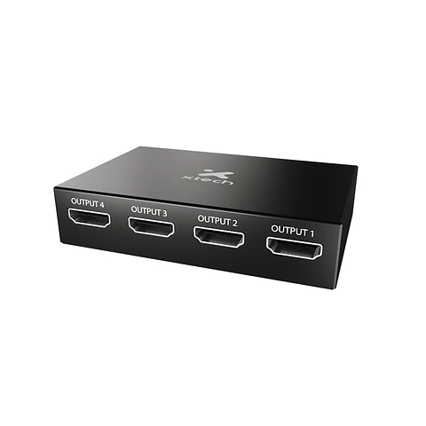 Splitter HDMI Xtech XHA-420 1 entrada 4 salidas 4K 30 Hz por Mayor