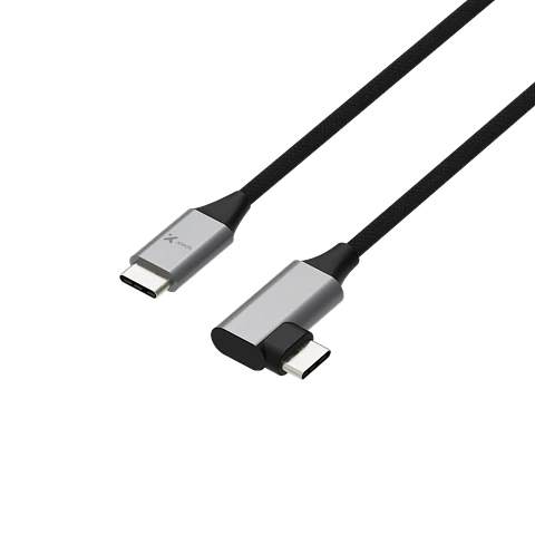 Cable USB-C Xtech XTC-531 60 W 3 m con conector en L por Mayor