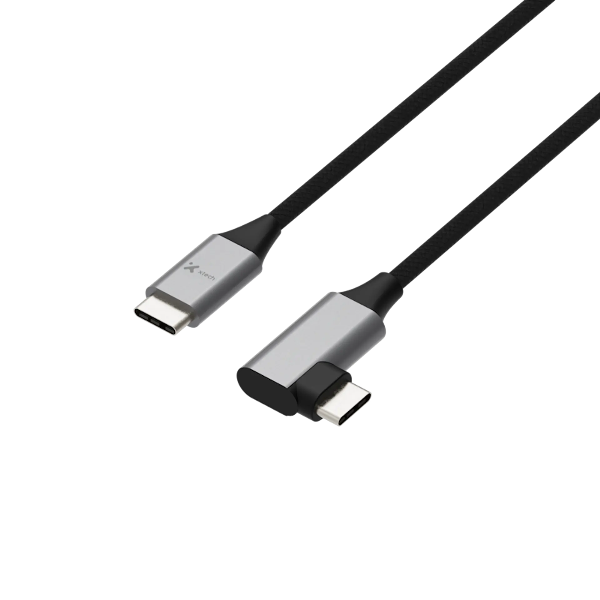 Cable USB-C Xtech XTC-531 60 W 3 m con conector en L por Mayor 1