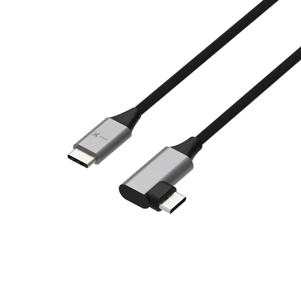 Cable USB-C Xtech XTC-531 60 W 3 m con conector en L por Mayor 1
