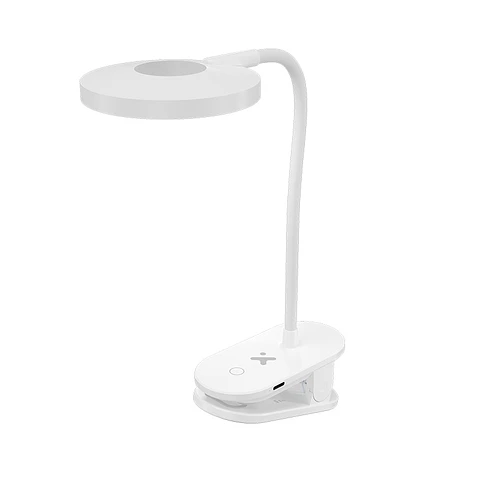 Lámpara LED Xtech XTA-703 recargable con clip blanca por Mayor