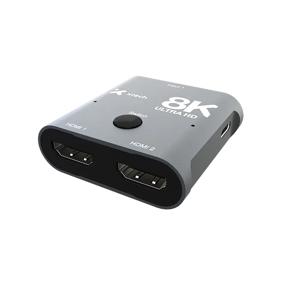 Switch HDMI 2.1 Xtech XHA-440 bidireccional 8K 60 Hz por Mayor 1