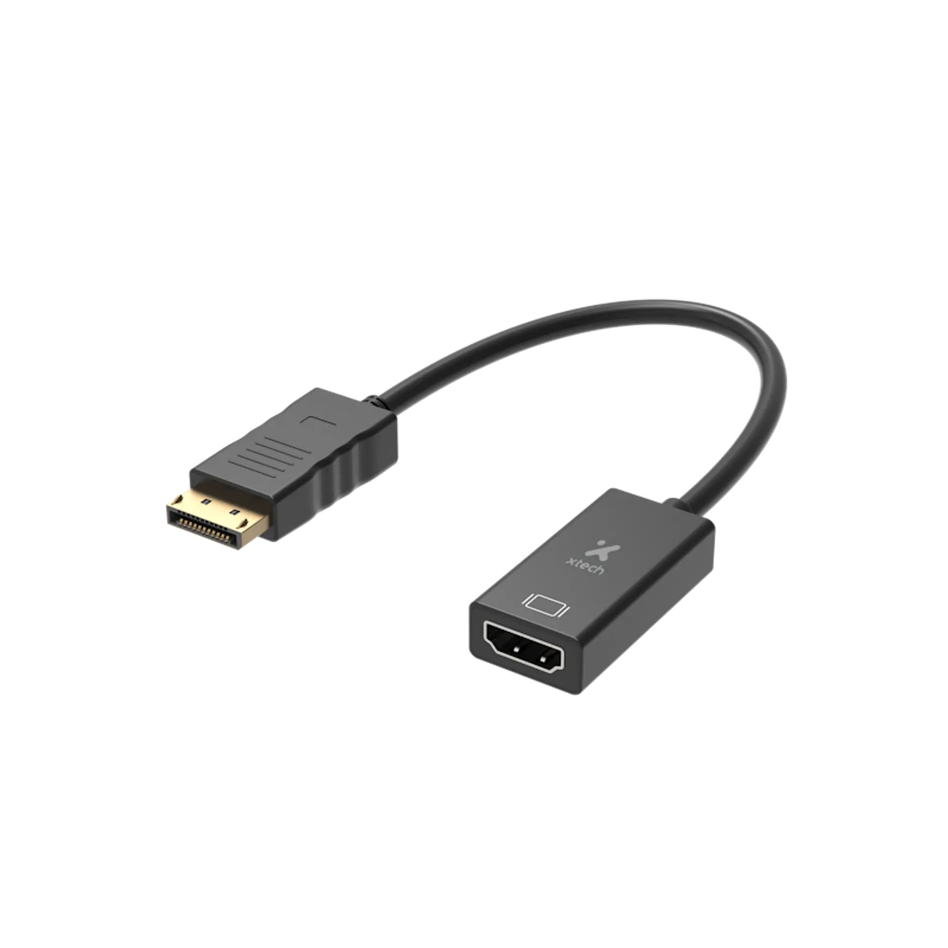 Adaptador Xtech XTC-378 DisplayPort a HDMI 4K 20 cm por Mayor 1