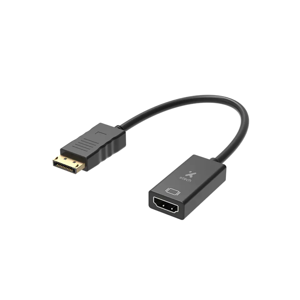 Adaptador Xtech XTC-378 DisplayPort a HDMI 4K 20 cm por Mayor 1