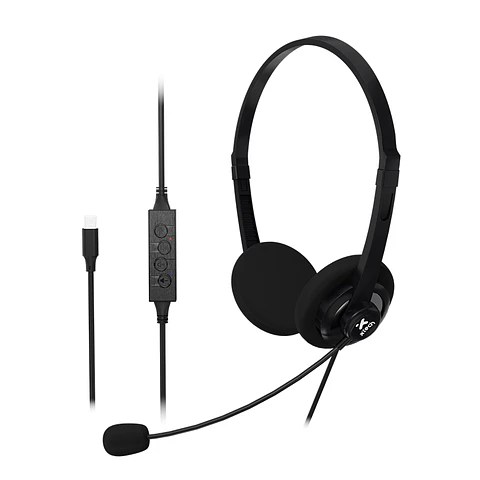 Audífonos Xtech XTH-245 USB-C con micrófono ENC para conferencias por Mayor