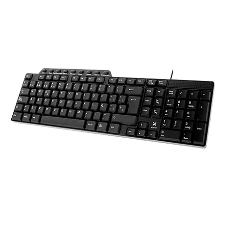 Teclado multimedia Xtech XTK-160S USB en español negro por Mayor