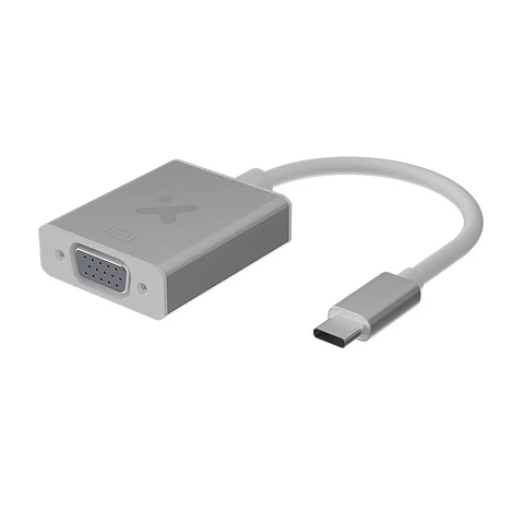 Adaptador Xtech XTC-552 USB-C a VGA 1080p 60 Hz aluminio por Mayor