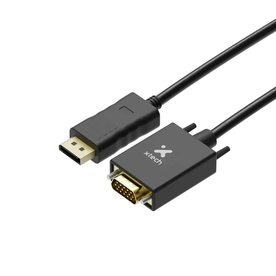 Cable adaptador Xtech XTC-377 DisplayPort a VGA 1,7 m Full HD por Mayor 1