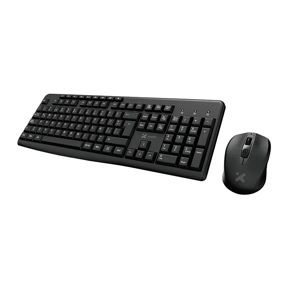 Kit teclado y mouse inalámbrico Xtech XTK-311S español 2,4 GHz por Mayor 1