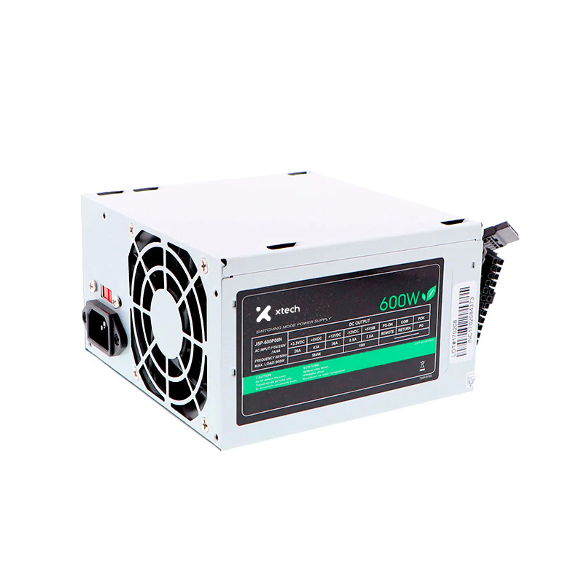 Fuente de poder Xtech CS850XTK11 ATX 600 W por Mayor 1