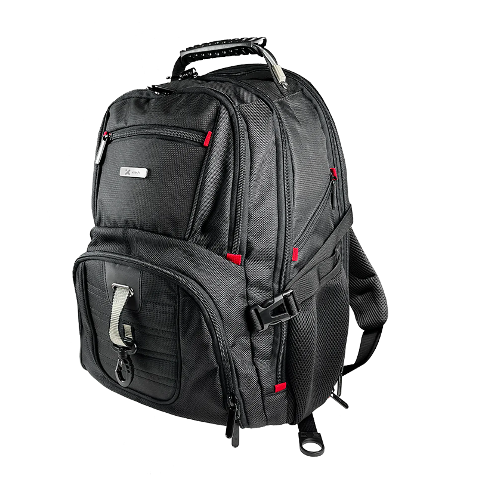 Mochila gamer Xtech Battlestash XTB-508 de 17 pulgadas con puerto USB negra por Mayor 1