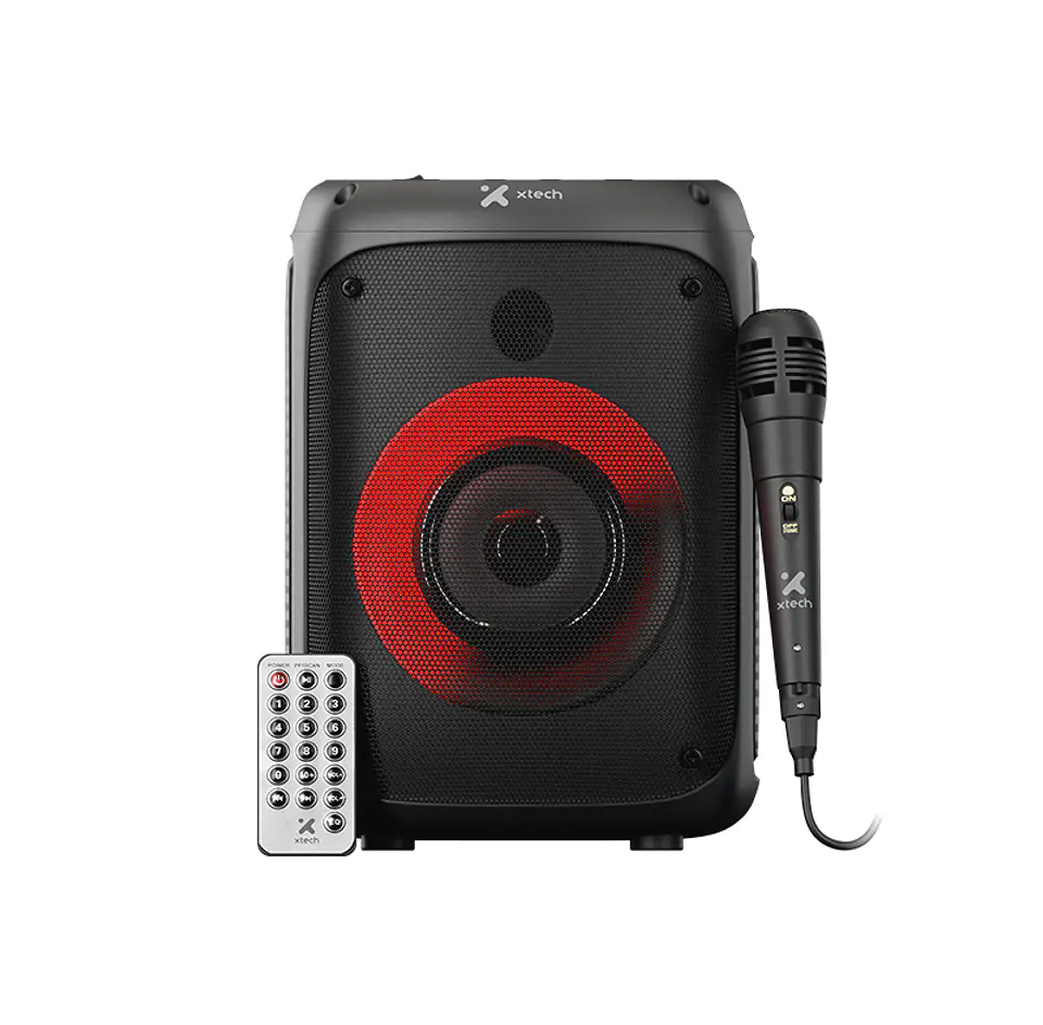 Parlante karaoke Xtech SonicBloom XTS-661 10 W con micrófono y LED por Mayor 1