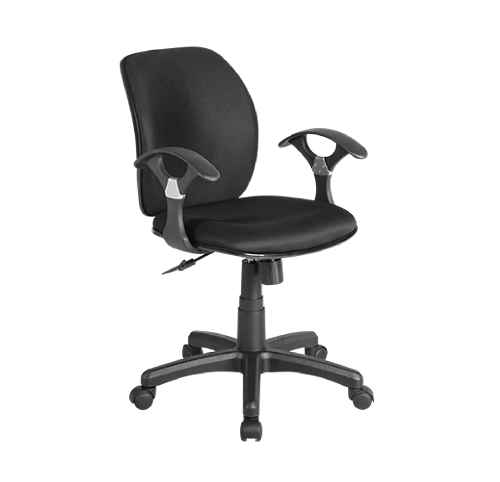 Silla de escritorio Xtech Ergo XTF-SC100 con reposabrazos negra por Mayor 1