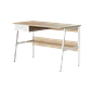 Escritorio Xtech XTF-CD207 con cajón y estante roble y blanco por Mayor - Miniatura 2