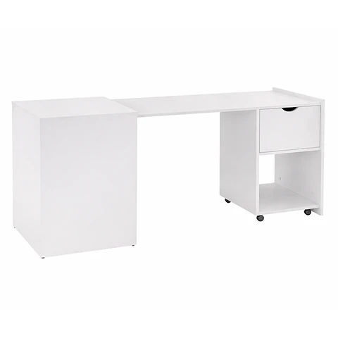 Escritorio plegable Xtech XTF-CD210 convertible en gabinete blanco por Mayor