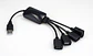 Hub USB Xtech XTC-320 de 4 puertos USB 2.0 negro por Mayor - Miniatura 1