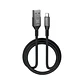 Cable USB-A a USB-C Klip Xtreme PowerGo 050 KAC-050-3FT 30 W 1 m negro por mayor - Miniatura 1