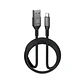 Cable USB-A a USB-C Klip Xtreme PowerGo 050 KAC-050-6FT 30 W 1,8 m negro por mayor - Miniatura 1