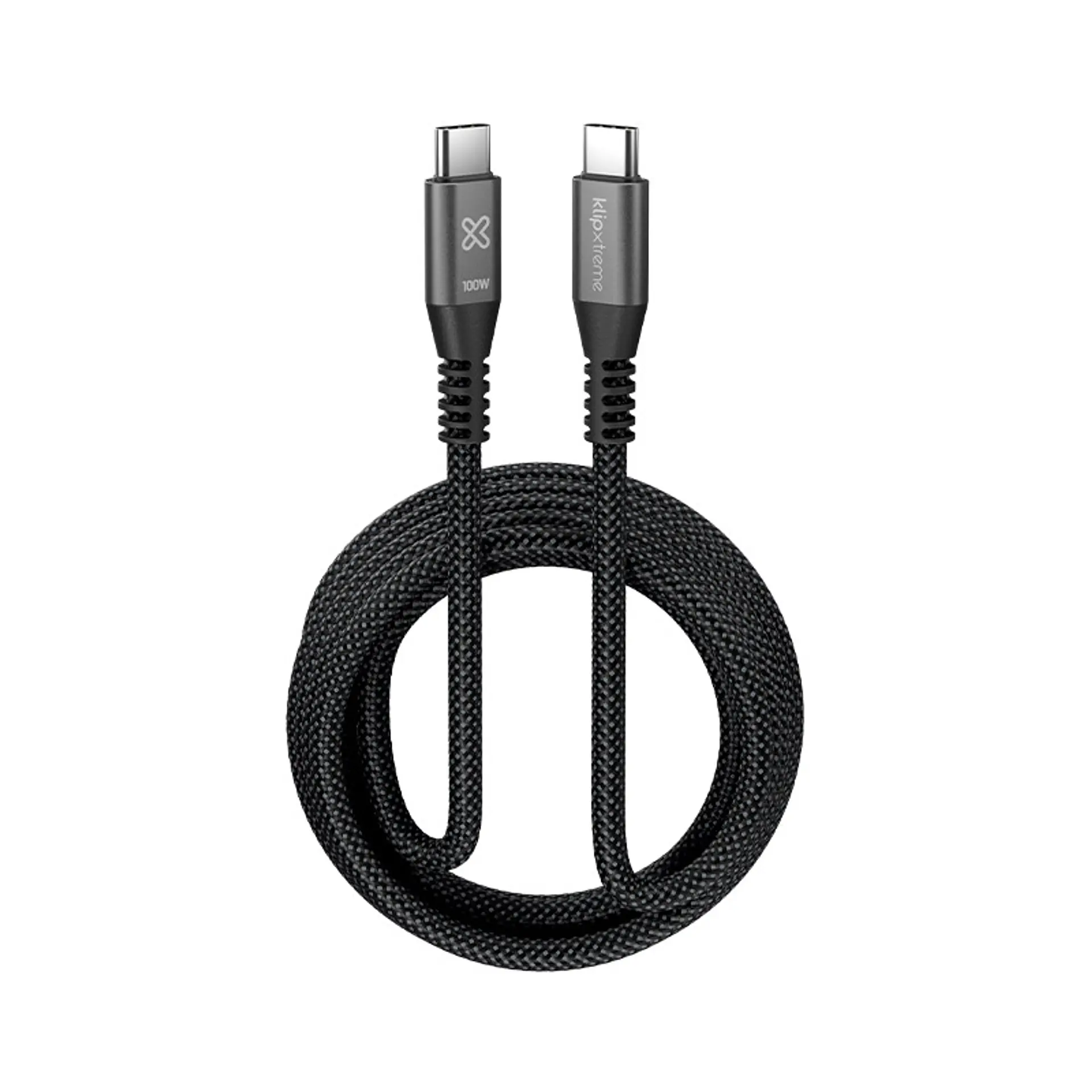 Cable USB-C a USB-C Klip Xtreme PowerGo 550 KAC-550-10FT 100 W 3 m negro por mayor 1
