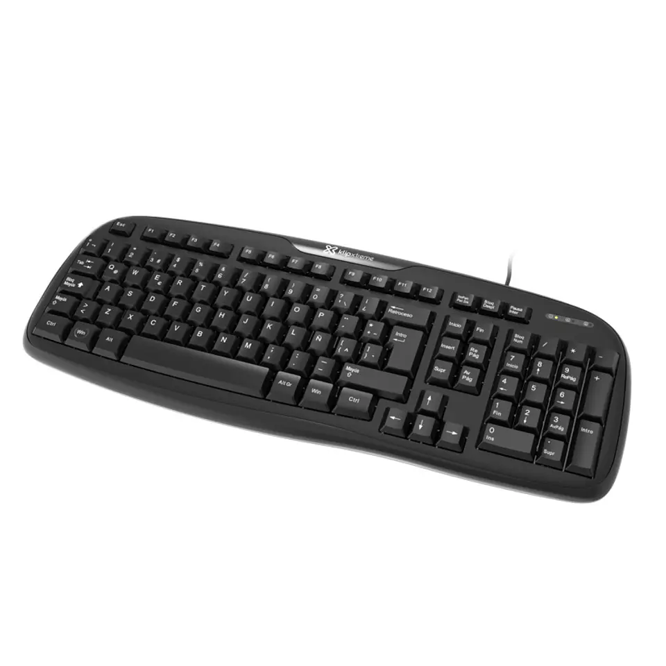 Teclado USB Klip Xtreme Stylus KKS-050S en español negro por mayor 1