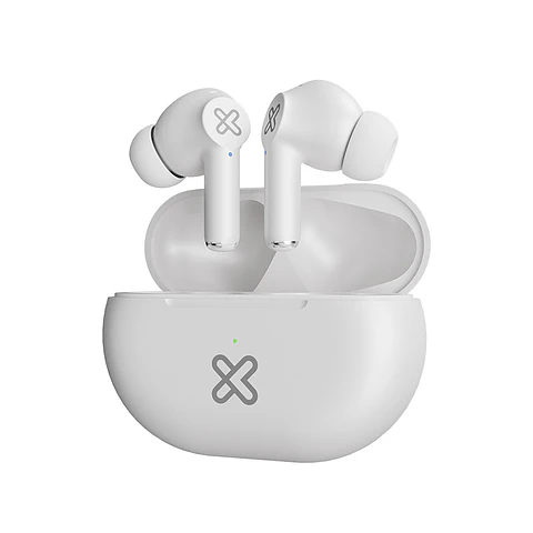 Audífonos TWS Klip Xtreme Buds-Fi KTE-015WH Bluetooth con 4 micrófonos ENC - Blanco por mayor