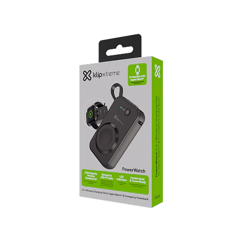 Power bank para Apple Watch Klip Xtreme PowerWatch KPB-050 2000 mAh negro por mayor