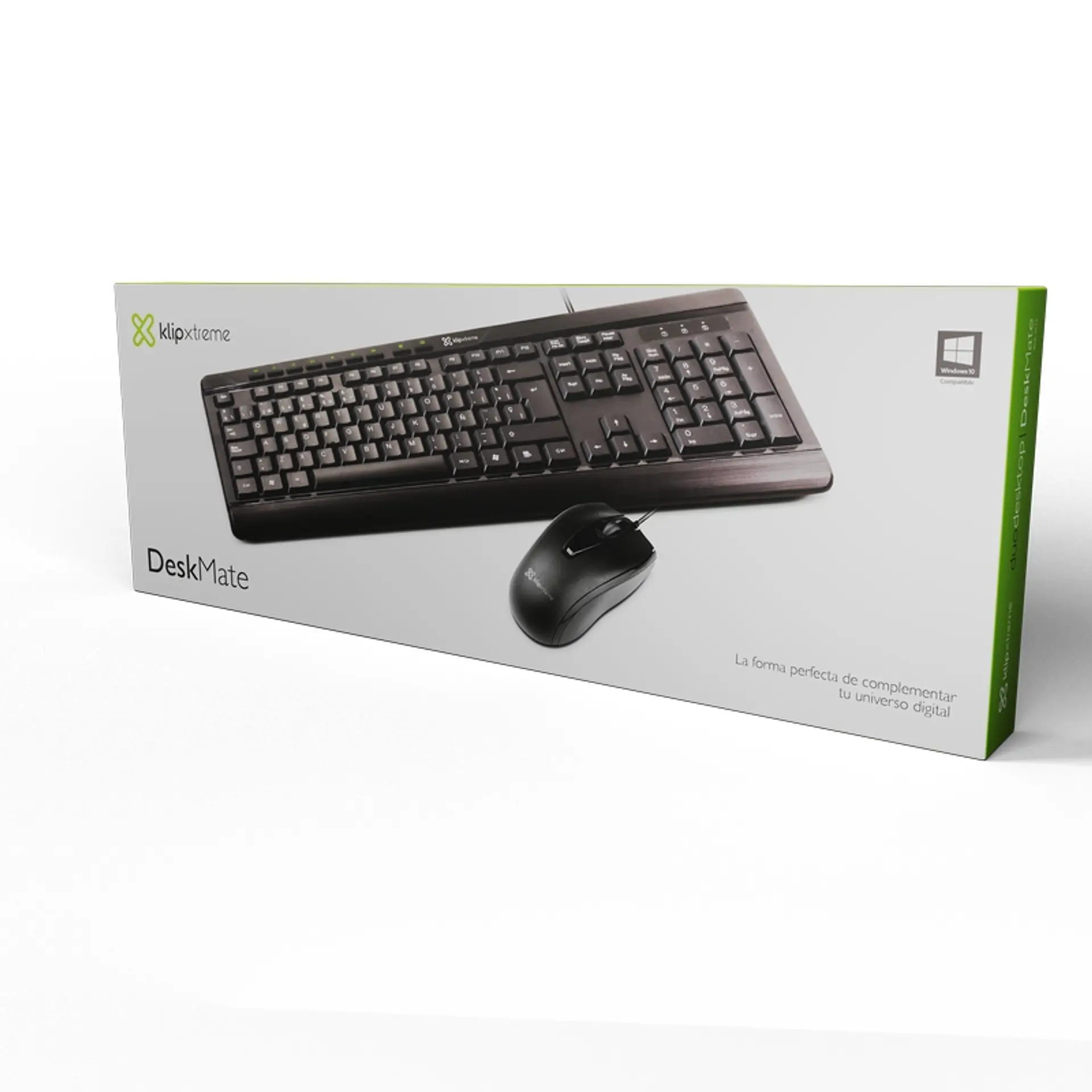 Combo teclado y mouse USB Klip Xtreme DeskMate KCK-251S en español negro por mayor 2