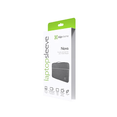 Funda para notebook con asa Klip Xtreme Nova KNS-425SV 14″ plateado por mayor