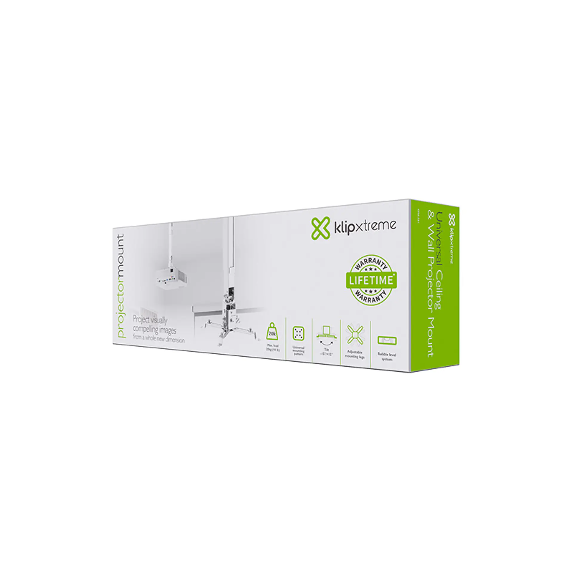 Soporte de techo y pared para proyector Klip Xtreme KPM-581 20 kg por mayor 3