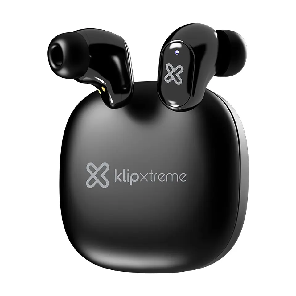 Audífonos TWS Klip Xtreme QuanBuds KTE-011BK Bluetooth 6.0 con micrófono ENC - Negro por mayor 2