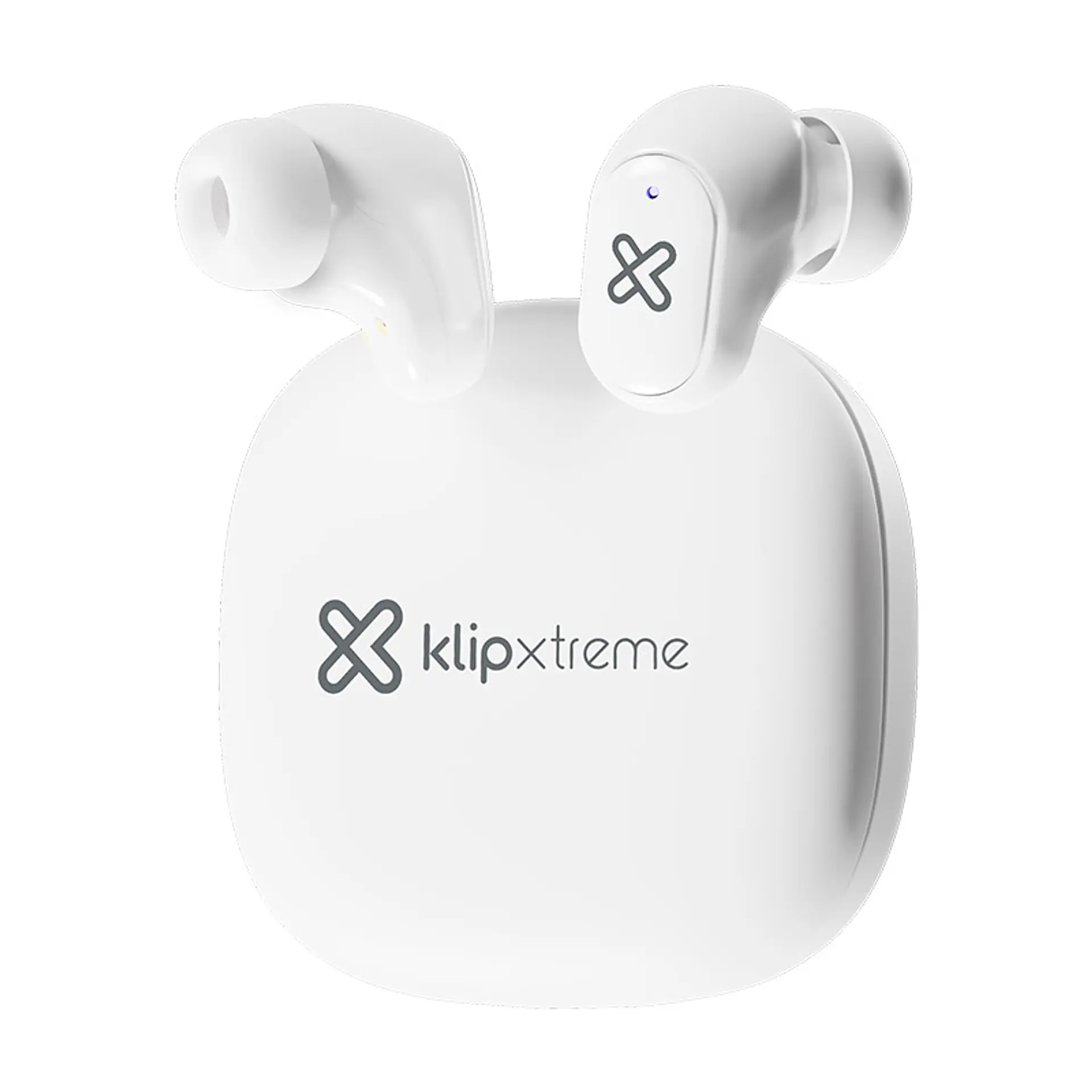 Audífonos TWS Klip Xtreme QuanBuds KTE-011WH Bluetooth 6.0 con micrófono ENC - Blanco por mayor 2
