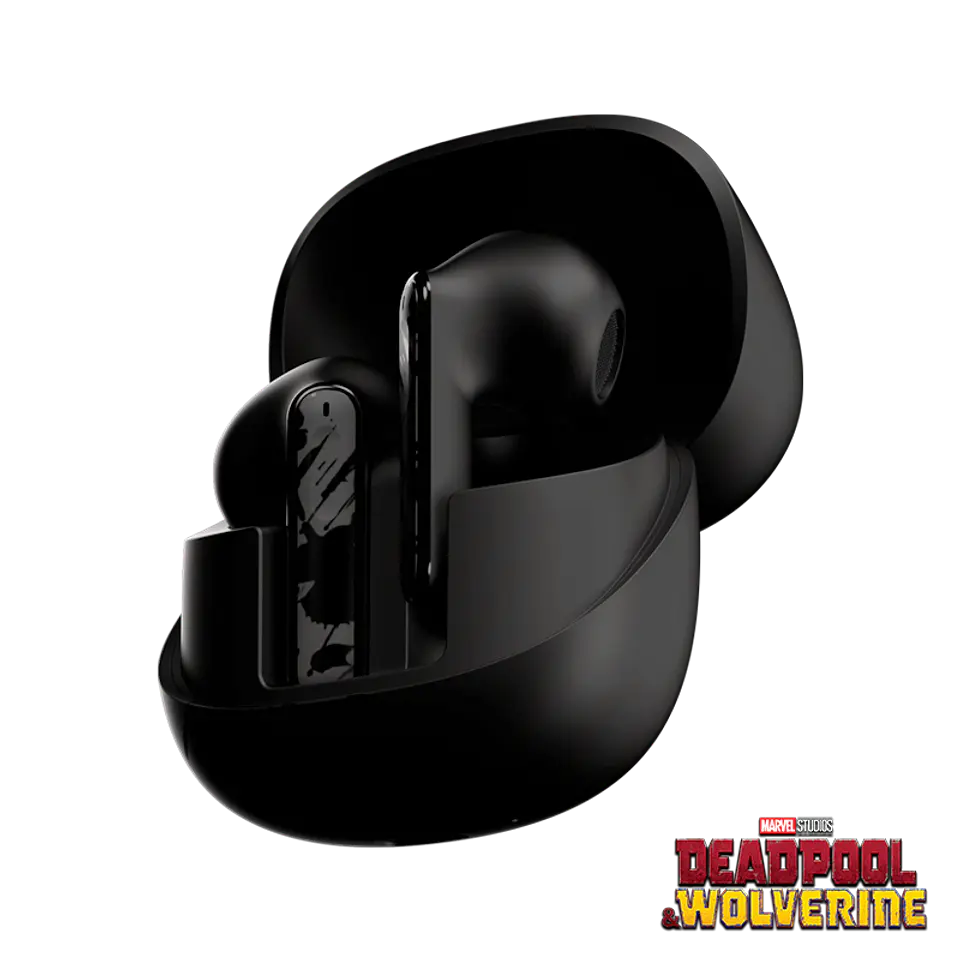 Audífonos TWS Klip Xtreme TuneXbuds KTE-007MD Deadpool y Wolverine Bluetooth - Negro por mayor 1