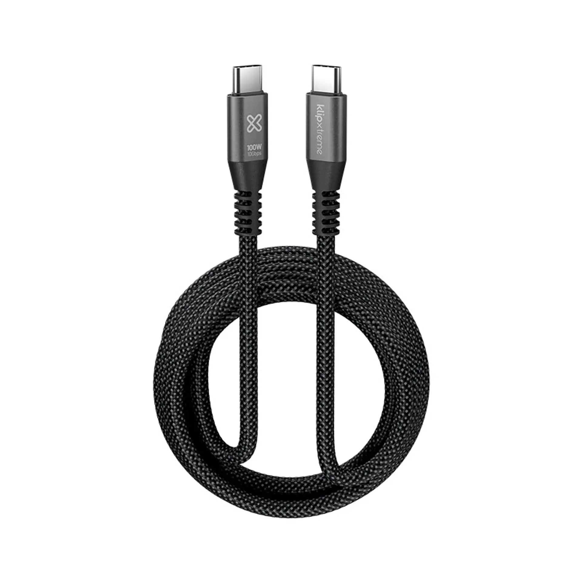 Cable USB-C a USB-C Klip Xtreme PowerGo 650 KAC-650-10FT 100 W 3 m negro por mayor 1