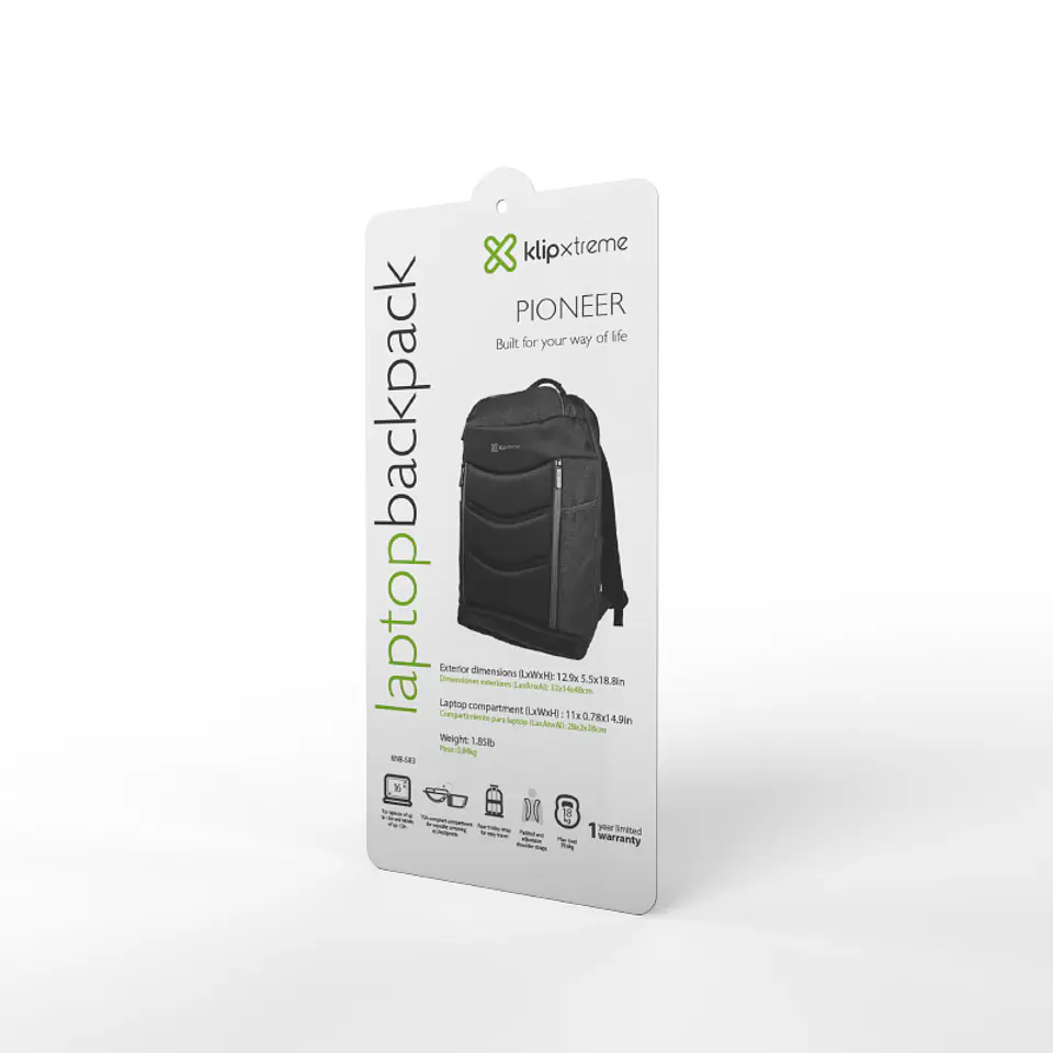 Mochila para notebook Klip Xtreme Pioneer KNB-583 16″ negro por mayor 3