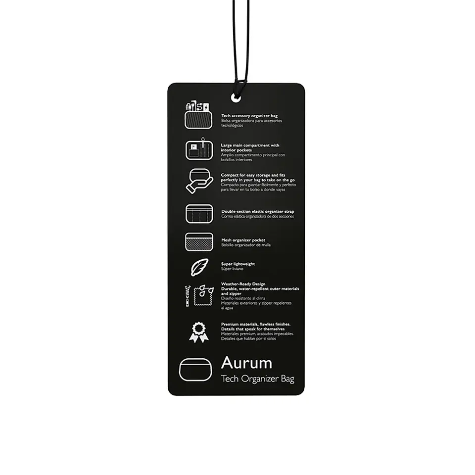 Organizador de accesorios tecnológicos Klip Xtreme Aurum KTO-251 gris por mayor 4
