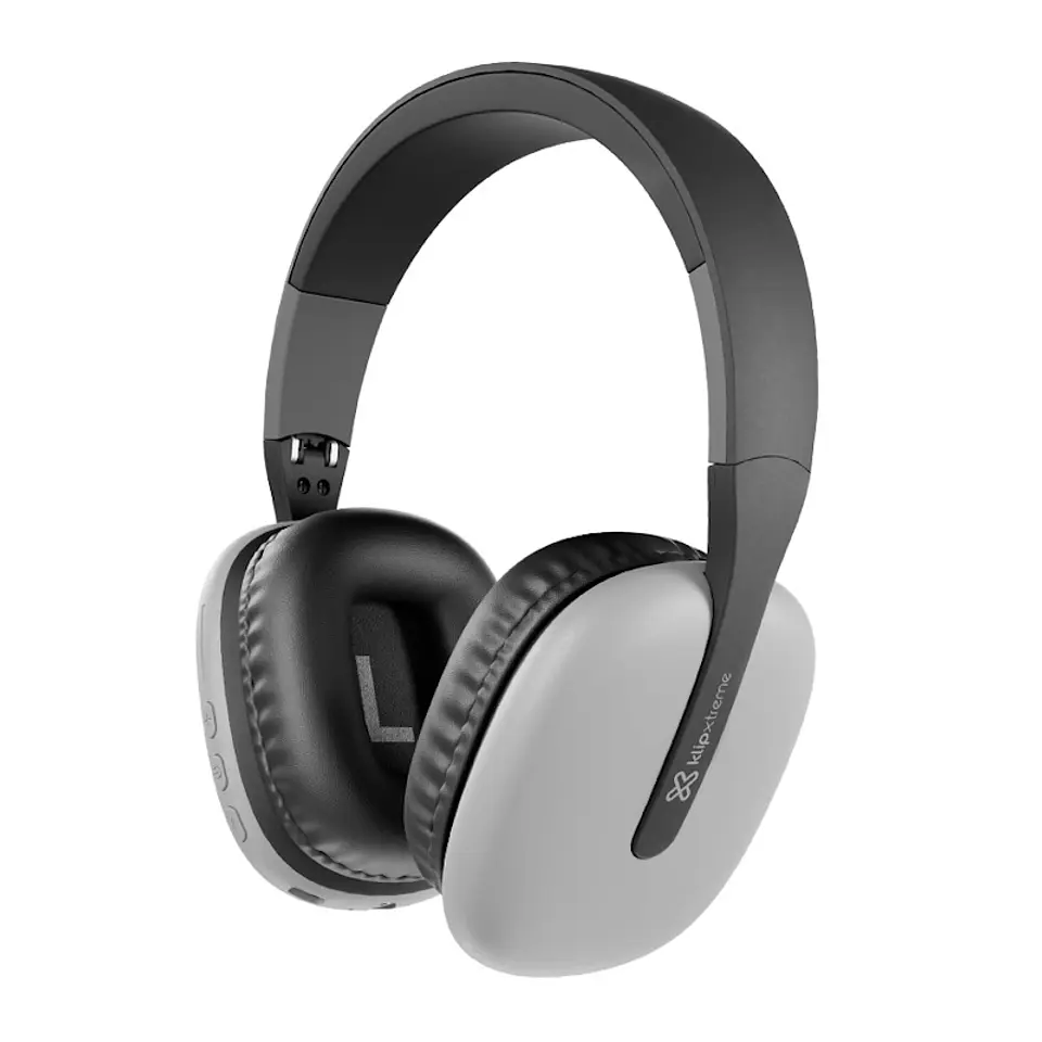 Audífonos Bluetooth Klip Xtreme ZoundTune KWH-010GR plegables de 40 mm - Plateado por mayor 1