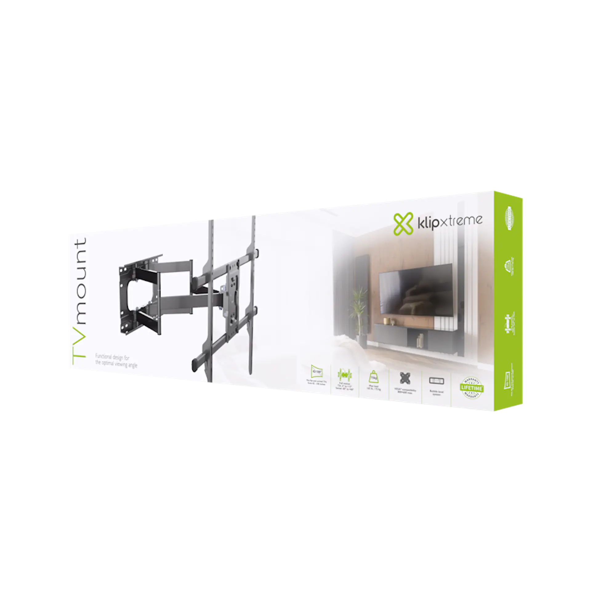 Soporte articulado para TV Klip Xtreme KTM-970 42–100″ por mayor 3